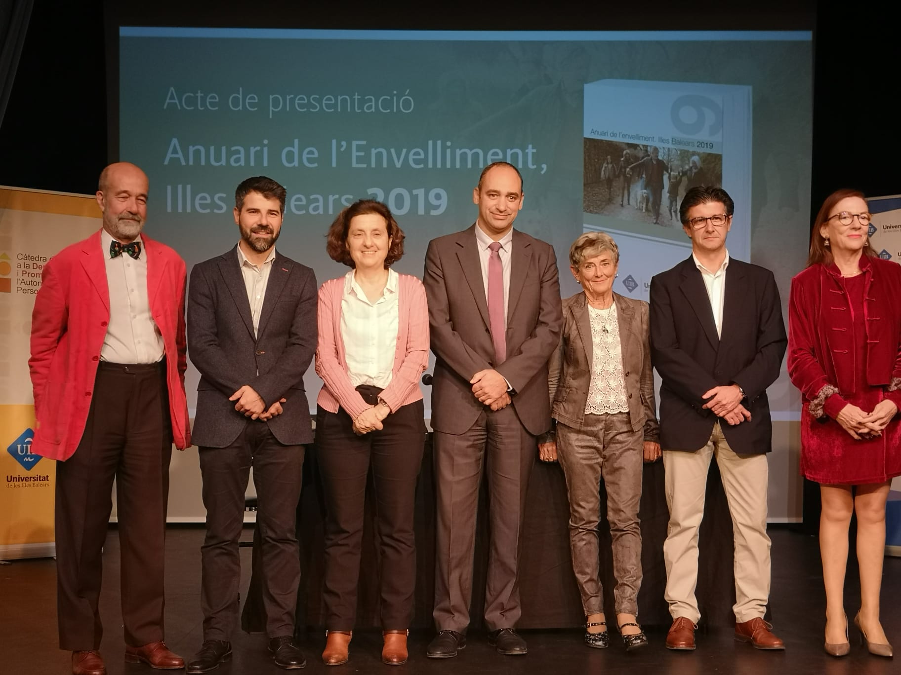 El conseller Javier de Juan participa a la presentació de l’Anuari de l’envelliment. Illes Balears 2019