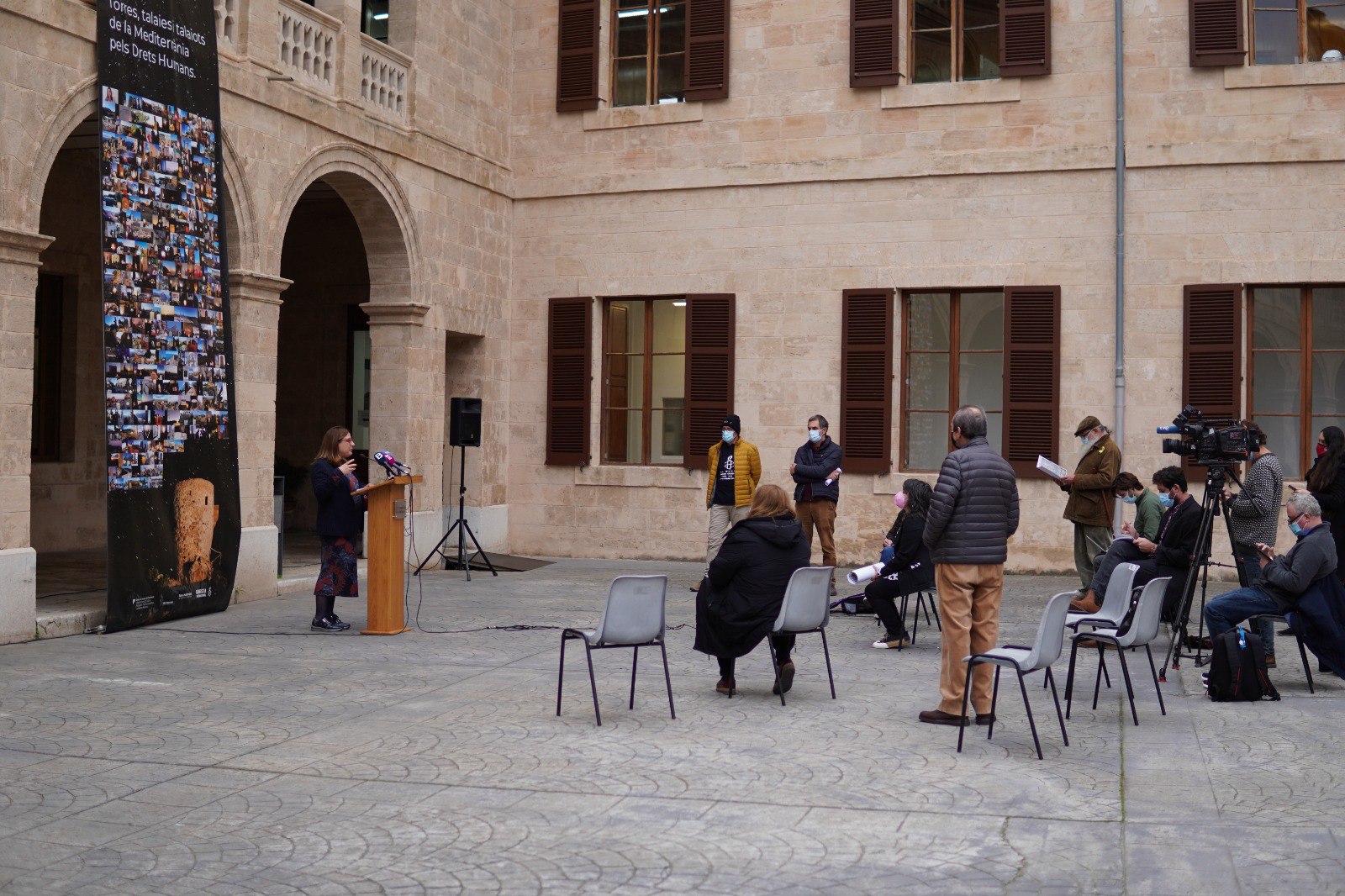 Presentació de l'Encesa de Torres i Talaies de la Mediterrània pels Drets Humans.