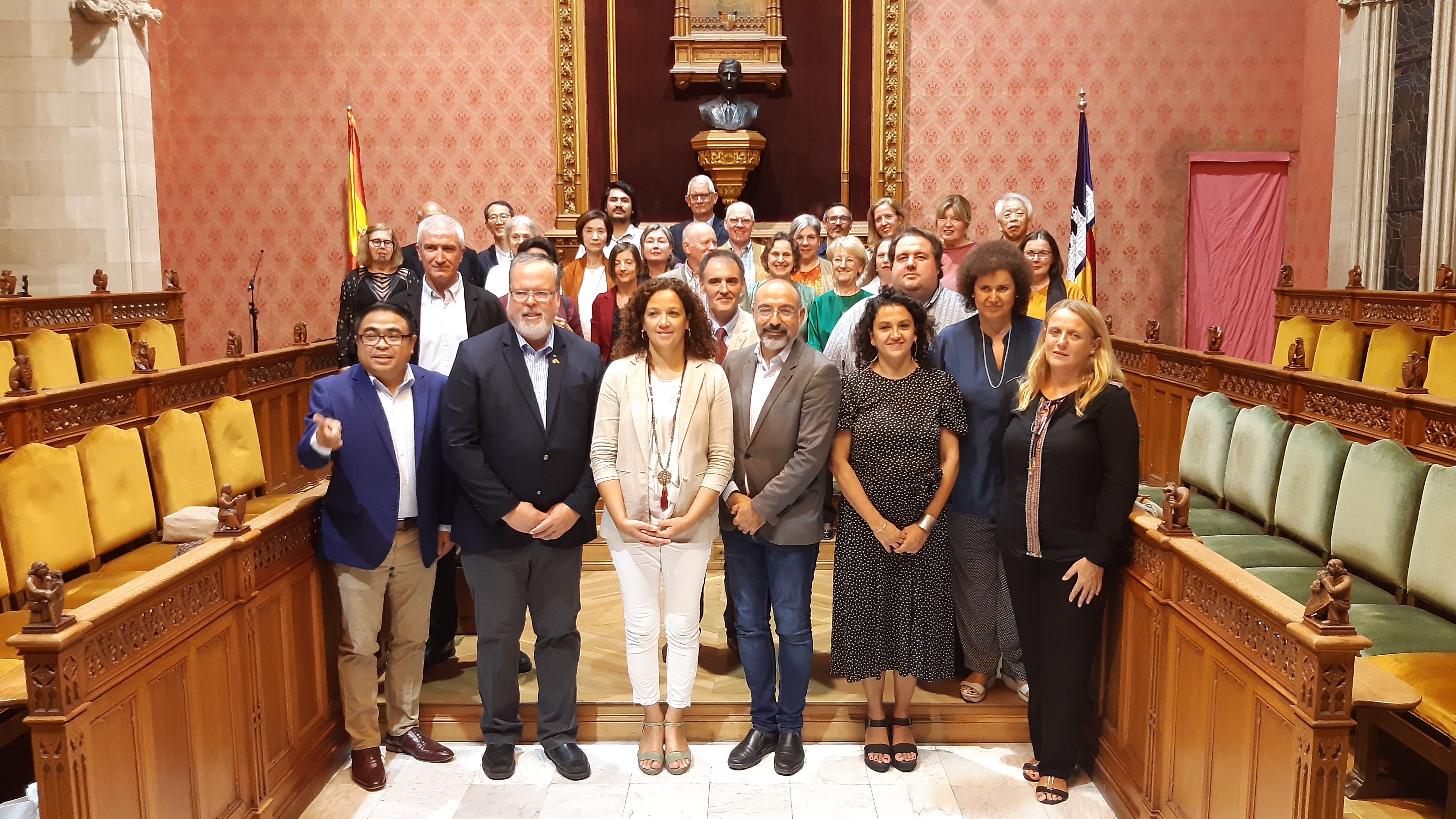Trobada al Consell de Mallorca amb els experts d'ICOMOS