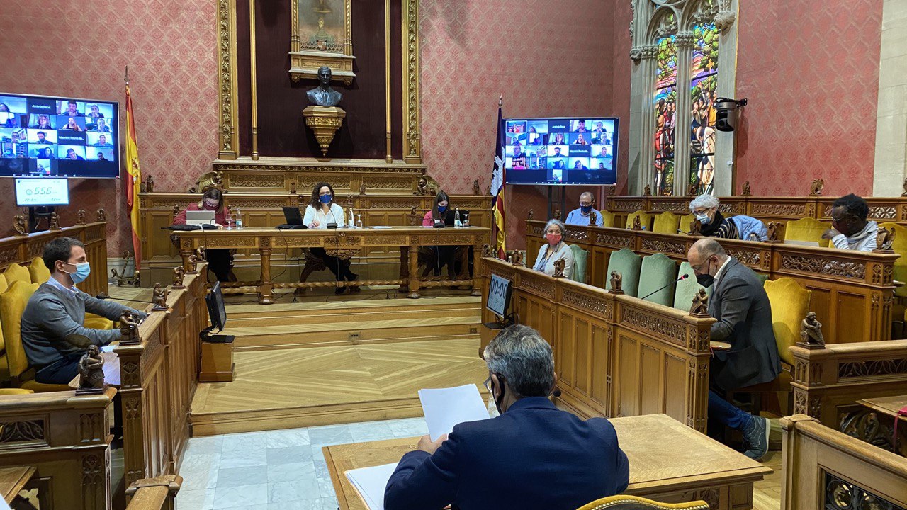Pleno extraordinario del Consell de Mallorca.