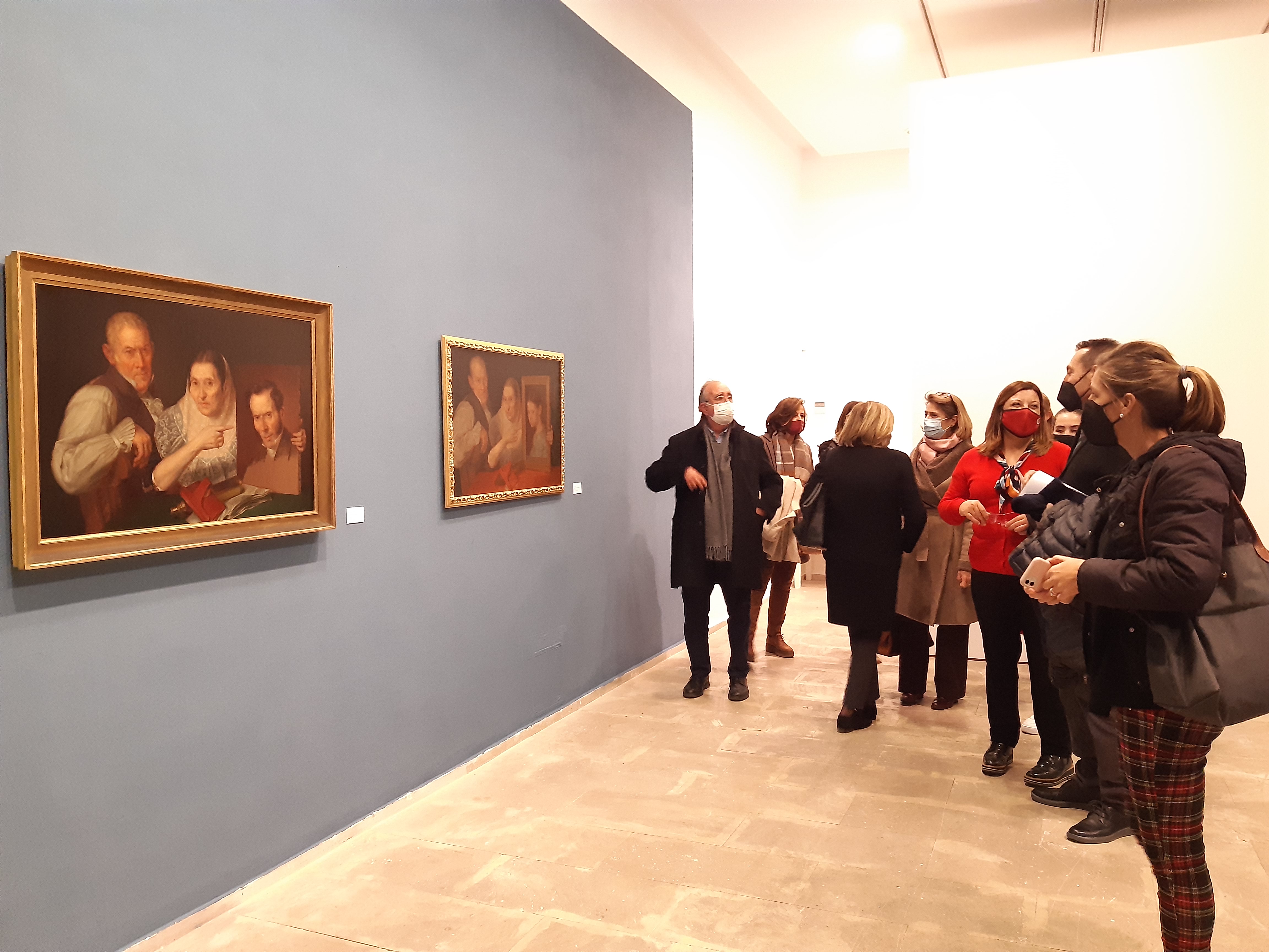 Inauguració de l'exposició que commemora el 150è aniversari de la mort del pintor Agustí Buades Frau.