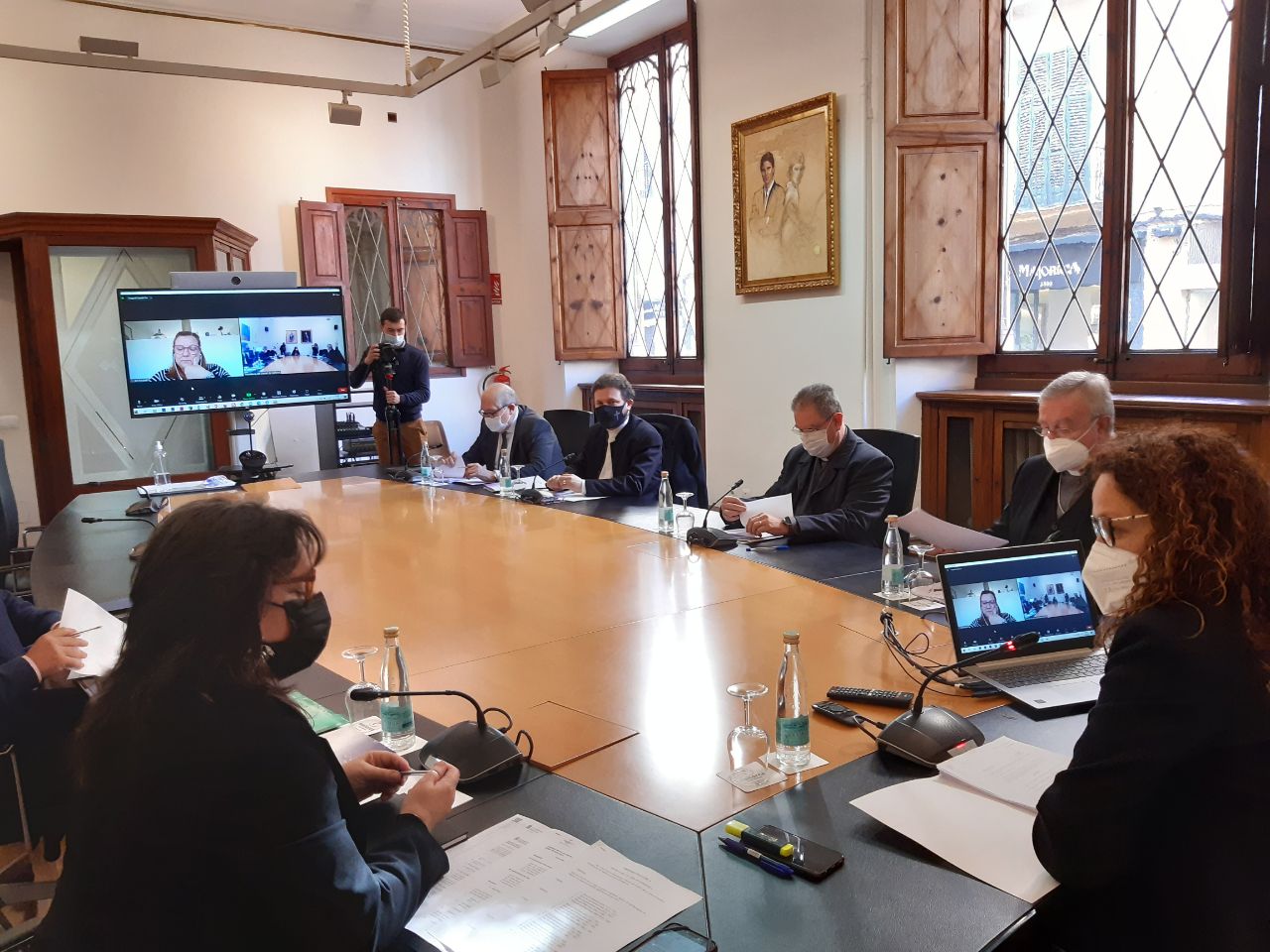 Reunión de la Comisión Mixta Consell-Bisbado 2022