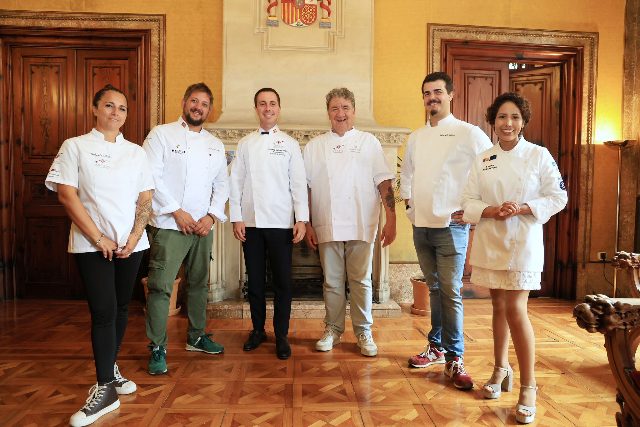 El presidente Galmés recibe a la Asociación de Cocineros Afincados en las Illes Balears.