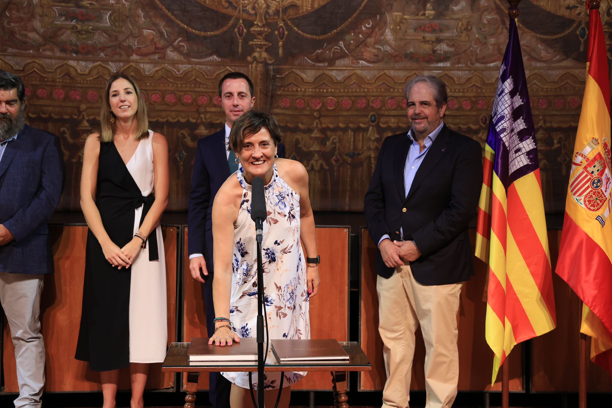 Toma de posesión de los nuevos funcionarios del Consell de Mallorca.