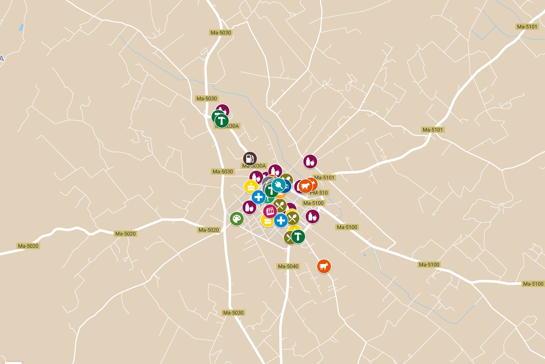 TIC Mallorca desenvolupa per als ajuntaments un mapa dels comerços i establiments oberts durant el confinament: visor de Porreres.