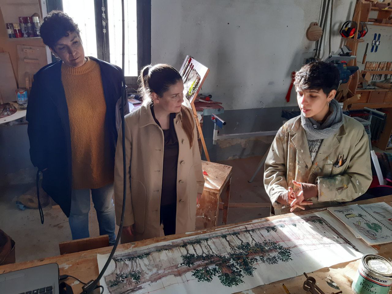 El taller de mestres d’aixa del Consell de Mallorca acull una residència artística