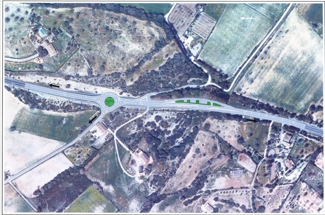 Proposta de millores a la carretera que uneix Manacor amb Santanyí (Ma-14)