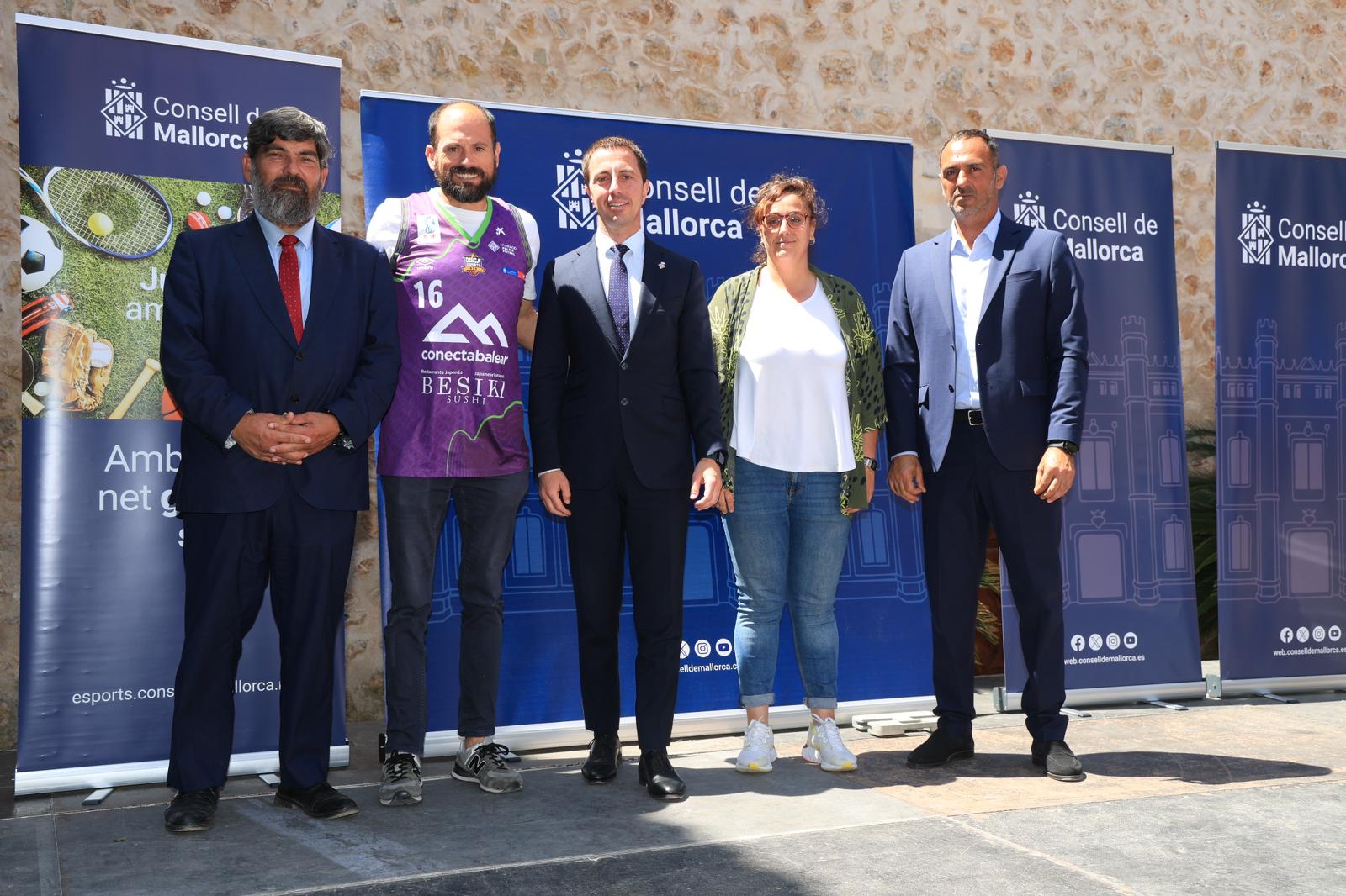 Presentació dels patrocinis esportius nous del Consell de Mallorca.