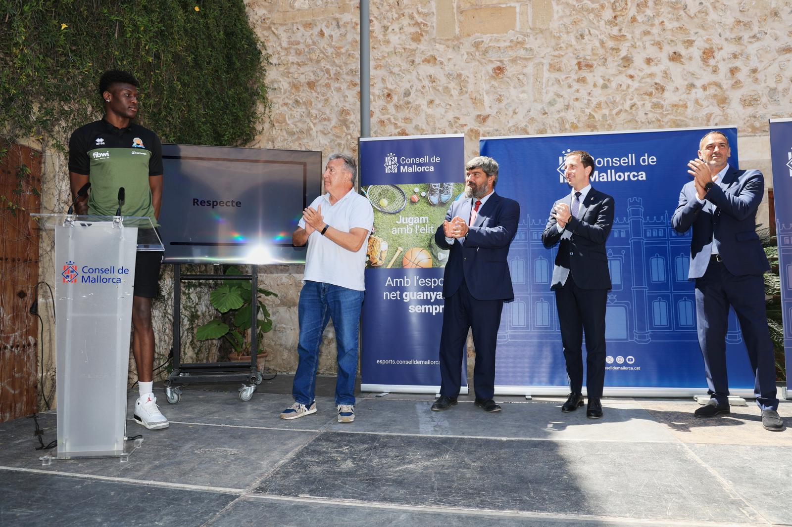 Presentación de los nuevos patrocinios deportivos del Consell de Mallorca.