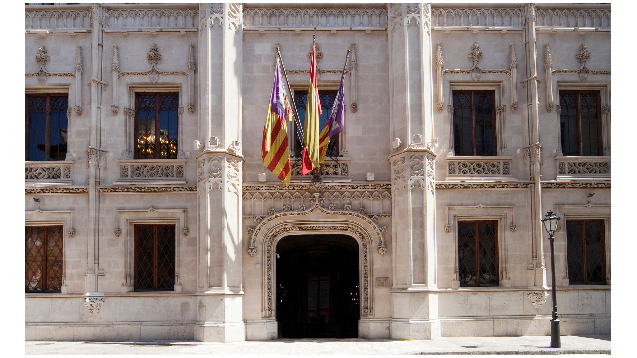 Imatge de la façana del Consell de Mallorca.