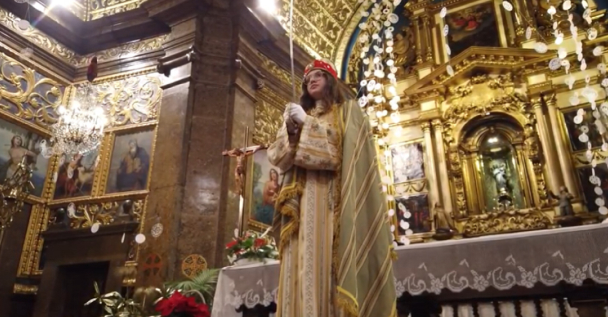 El Canto de la Sibil·la interpretado por Mar Cantallops Peré, el año 2019 en el Monasterio de Lluc