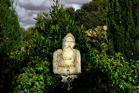 Representación del venerable ermitaño Joan Mir de la Concepció © Foto: Gabriel Lacomba.